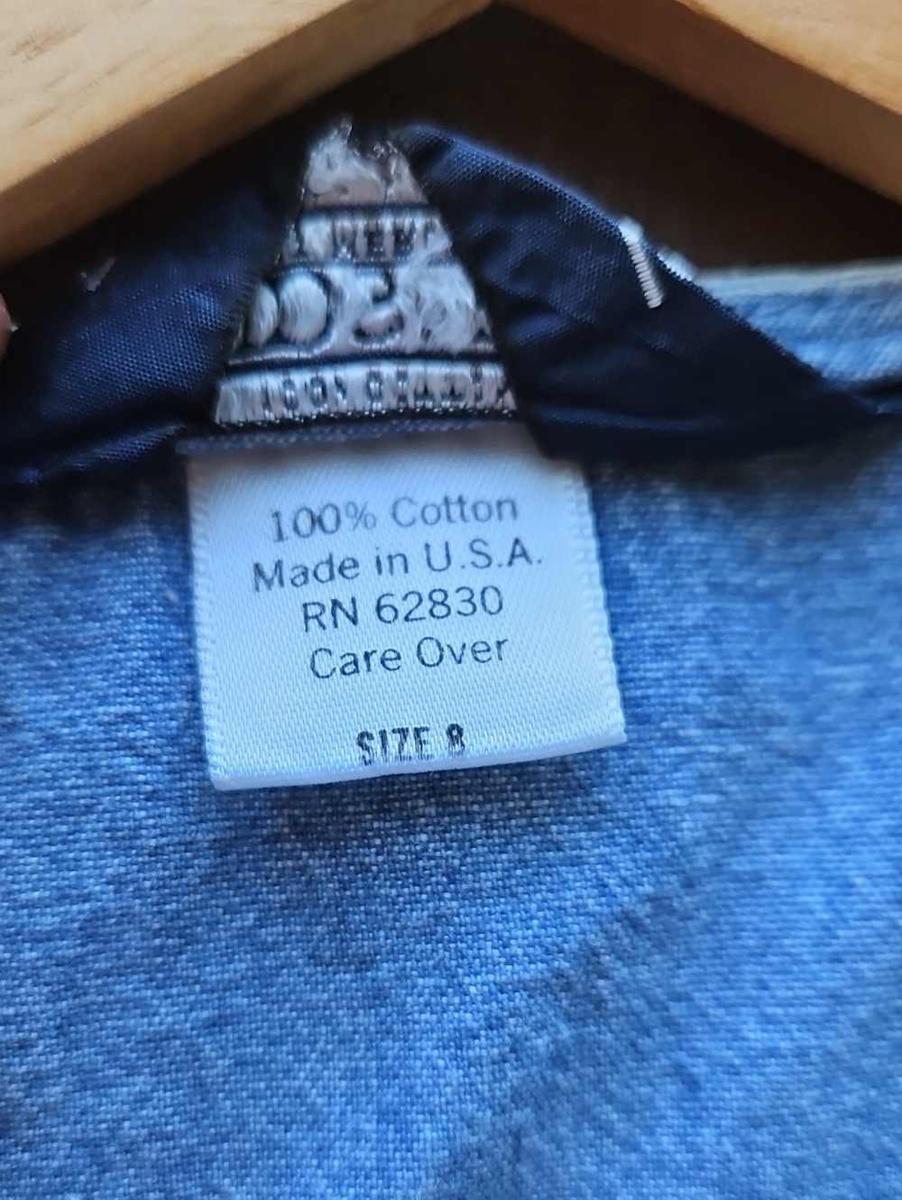 Vintage Lands End Denim Midi Dress - Picture 3 of 7